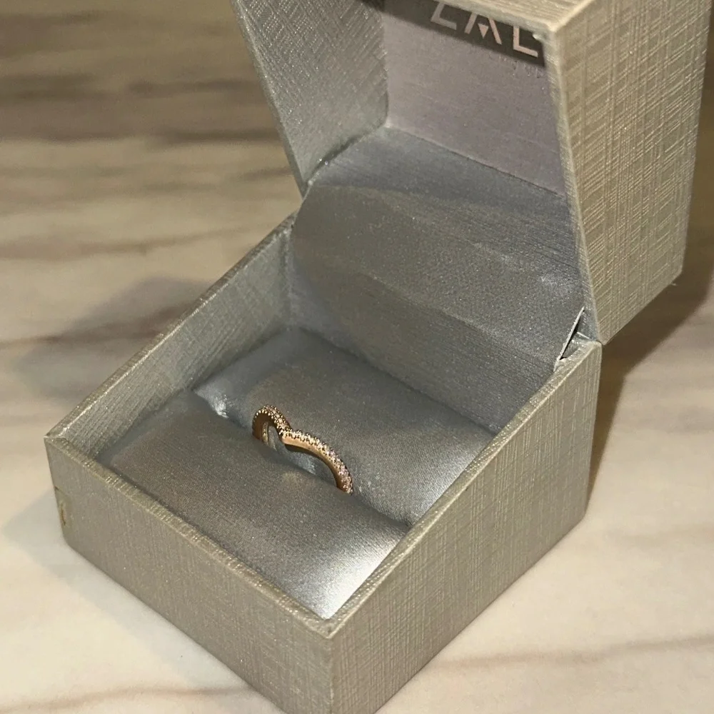 Zales Diamond Ring + Pandora Ring - Picture 3 of 5